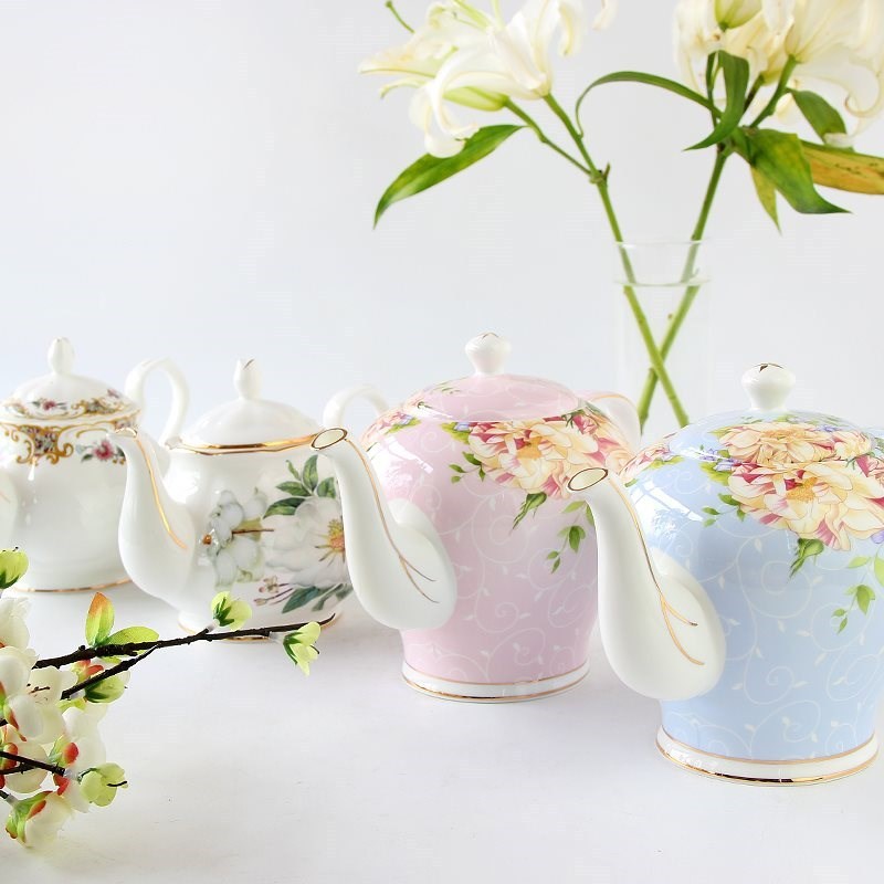 European Tea Set Afternoon Porcelain Teapot English